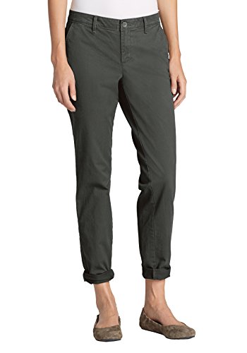 Eddie Bauer Damen Legend Wash Hose, Grau (Karbon 032), W42/L31(Herstellergröße: 20) von Eddie Bauer