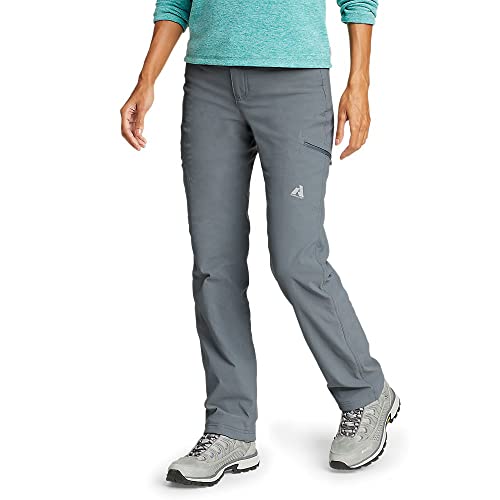 Eddie Bauer Gefütterte Regenhose für Damen, Grau (Graphite//Nature's Delight), 40 von Eddie Bauer