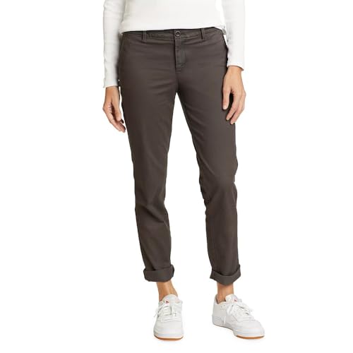 Eddie Bauer Damen Stretch Legend Waschhose Boyfriend - Grau - 32 von Eddie Bauer