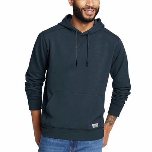 Eddie Bauer Herren Everyday Pullover Hoodie Sweatshirt, Blau, Medium von Eddie Bauer