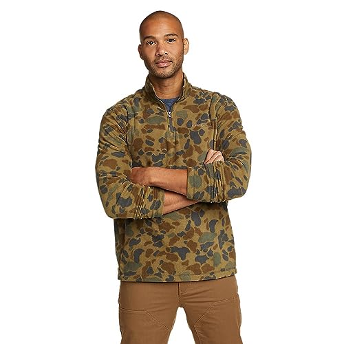 Eddie Bauer Herren Quest 1/4 Zip Sweatshirt, goldfarben antik-Optik, XX-Large von Eddie Bauer