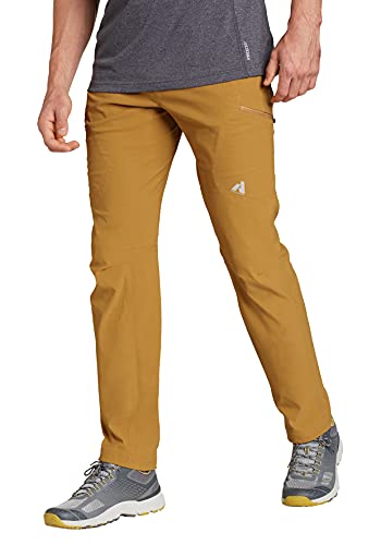 Eddie Bauer Herren Guide Pro Hose - Slim Fit, Gr. 34-34, Goldbraun von Eddie Bauer