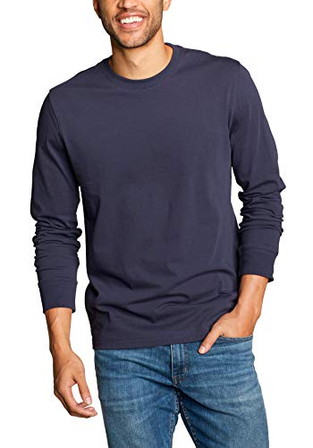 Eddie Bauer Herren Legend Wash Pro Shirt - Langarm, Gr. S, Mitternachtsnavy von Eddie Bauer