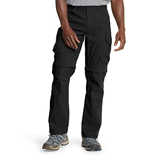 Eddie Bauer Herren Rainier Convertible Lässige Hose, Blck, 36W / 34L von Eddie Bauer