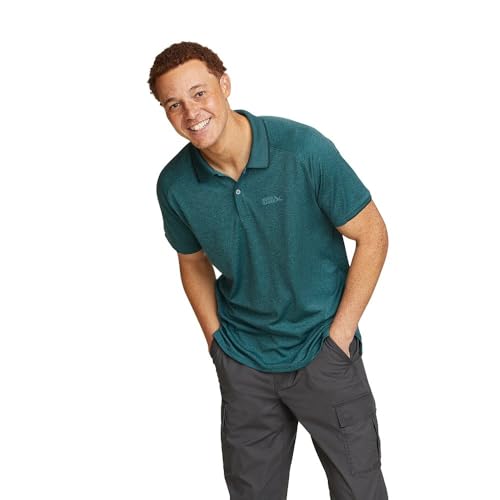 Eddie Bauer Herren Resolution 2.0 Pro Poloshirt, kurzärmelig, Fichte blau, XX-Large von Eddie Bauer