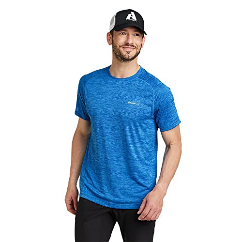 Eddie Bauer Herren T-Shirt Resolution Kurzarm, Saphir, XL von Eddie Bauer