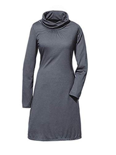 Eddie Bauer Kleid Jerseykleid Grau meliert Gr. L von Eddie Bauer
