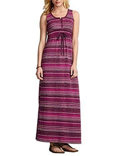 Eddie Bauer Kleid Maxikleid Weinrot Gr. S von Eddie Bauer