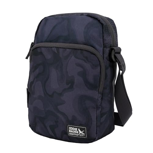 Eddie Bauer Unisex Jasper Crossbody Bag Umhängetasche, Frost Gray von Eddie Bauer
