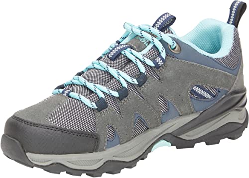 Eddie Bauer Women's Hiking Boots Water Resistant Lightweight All Weather Lake Union Mid Damen-Wanderstiefel, wasserabweisend, leicht, für jedes Wetter, Grau, 36 EU von Eddie Bauer