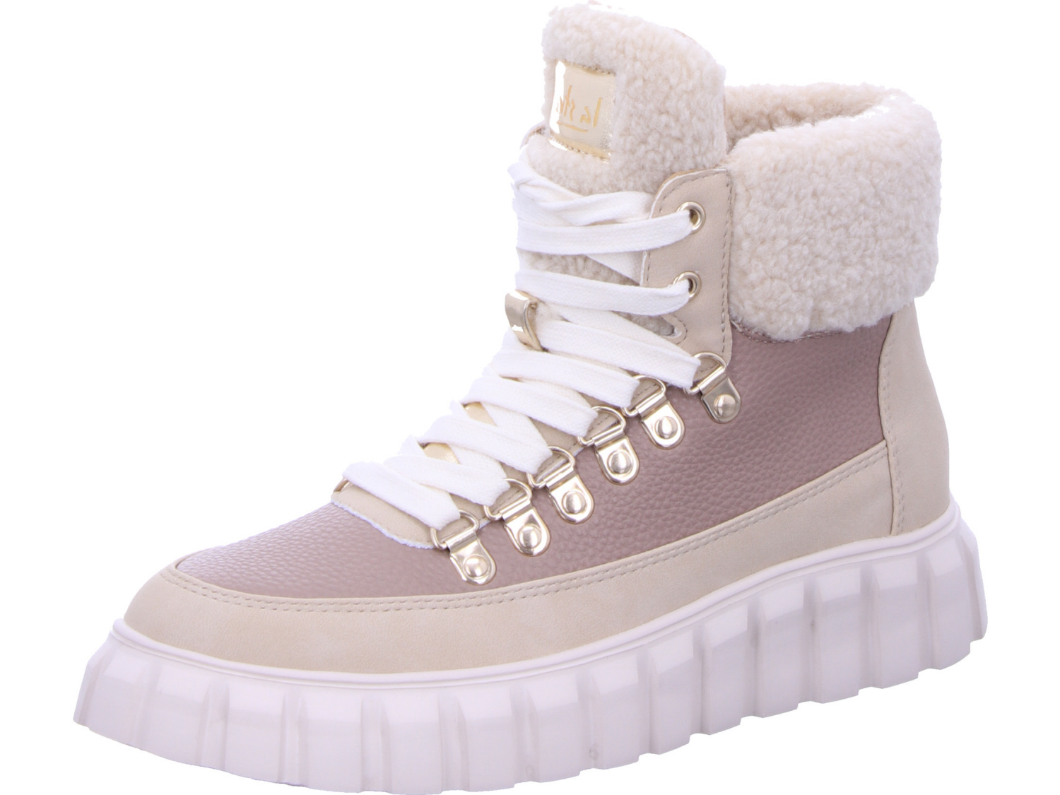 female Winterstiefel beige 37 von Edel Fashion