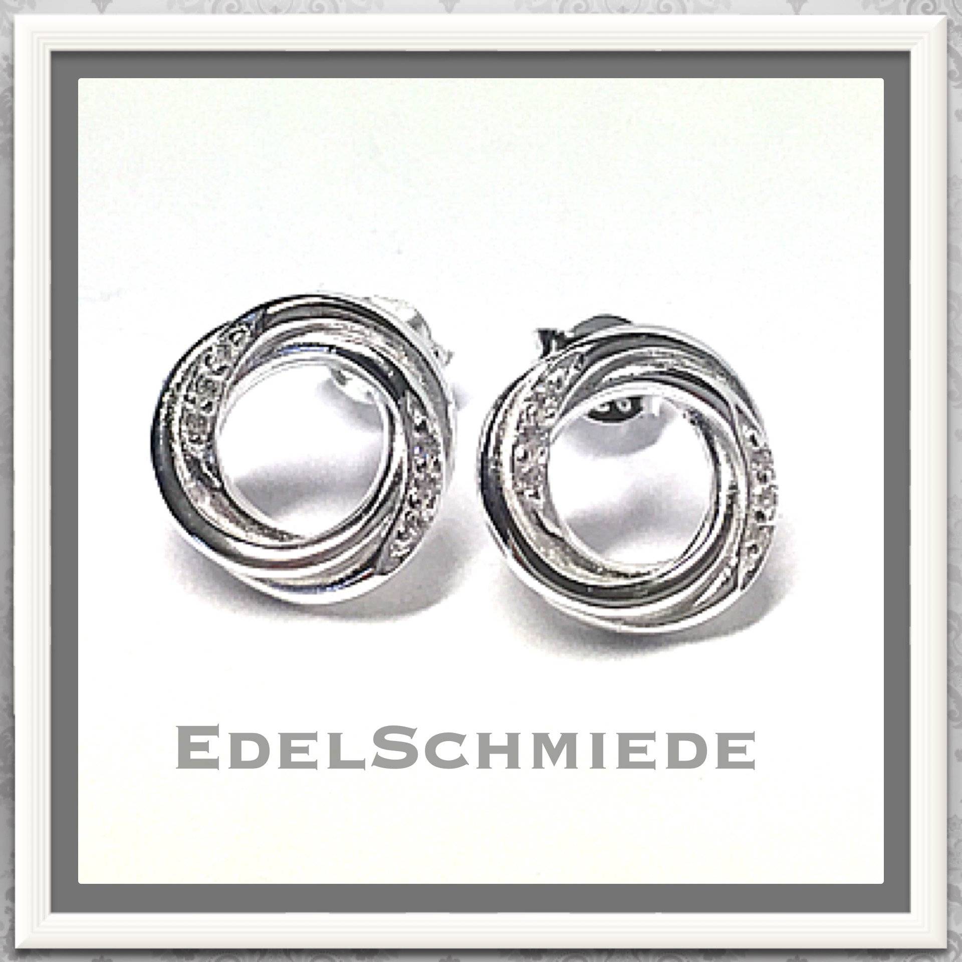 Einfarbige Ohrstecker in 925 Silber Mit Zirkonia Einfarbige Ohrstecker in 925 Silber Mit Zirkonia von EdelSchmiede925