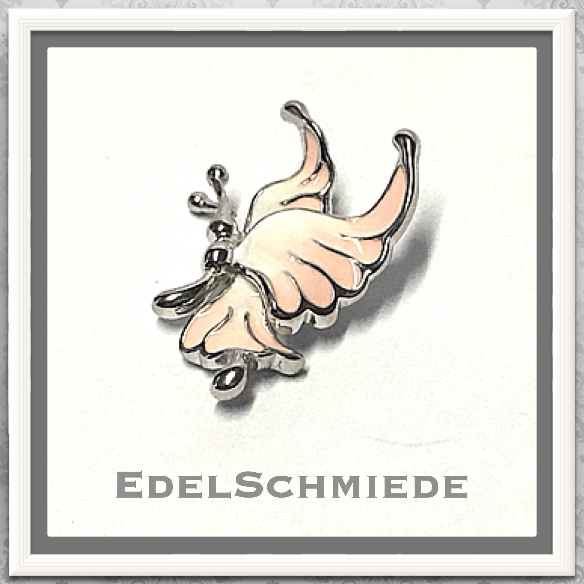 Kleiner Schmetterling in 925 Silber Rosa Flügel Kleiner Schmetterling in 925 Silber Rosa Flügel von EdelSchmiede925
