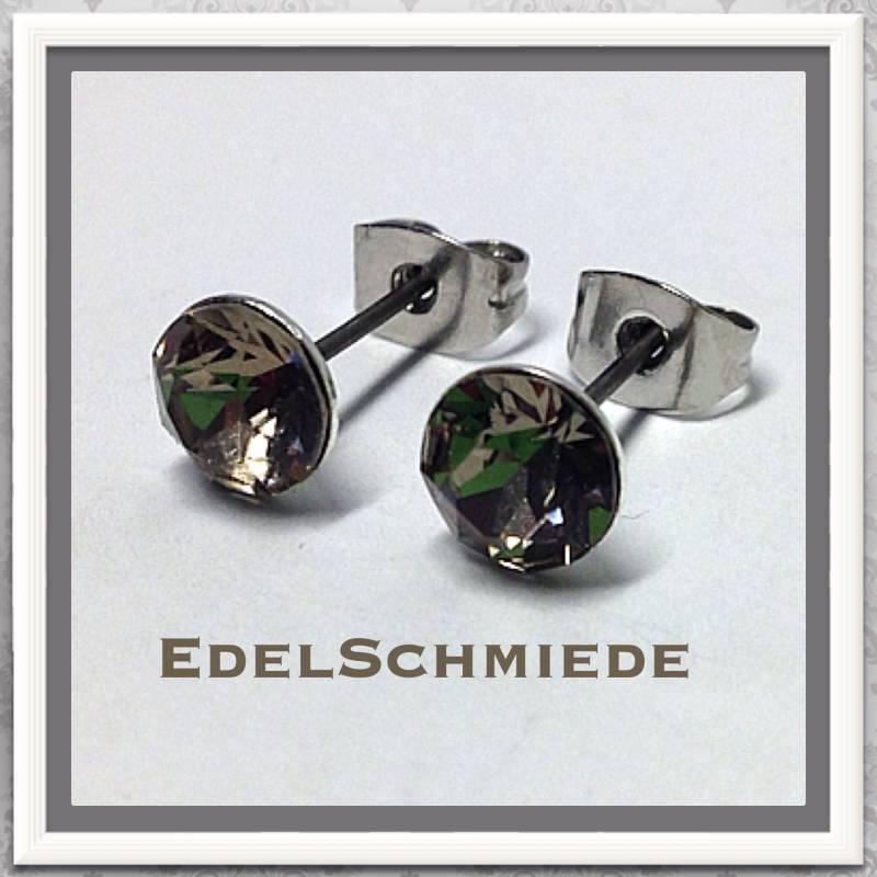 Ohrstecker Modeschmuck | Stift = Titan M Swarovski von EdelSchmiede925