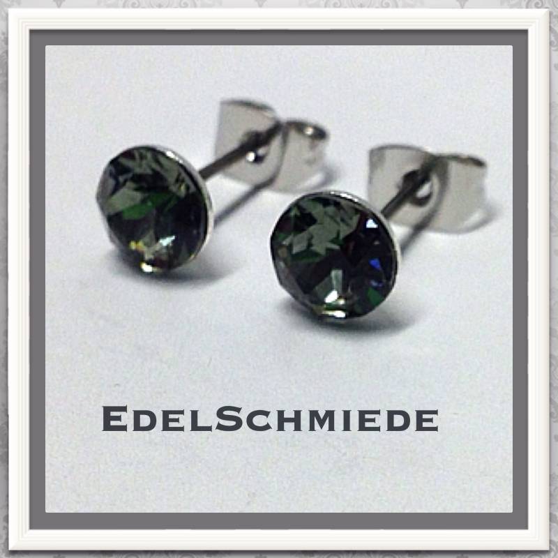 Ohrstecker Modeschmuck | Stift = Titan M Swarovski von EdelSchmiede925