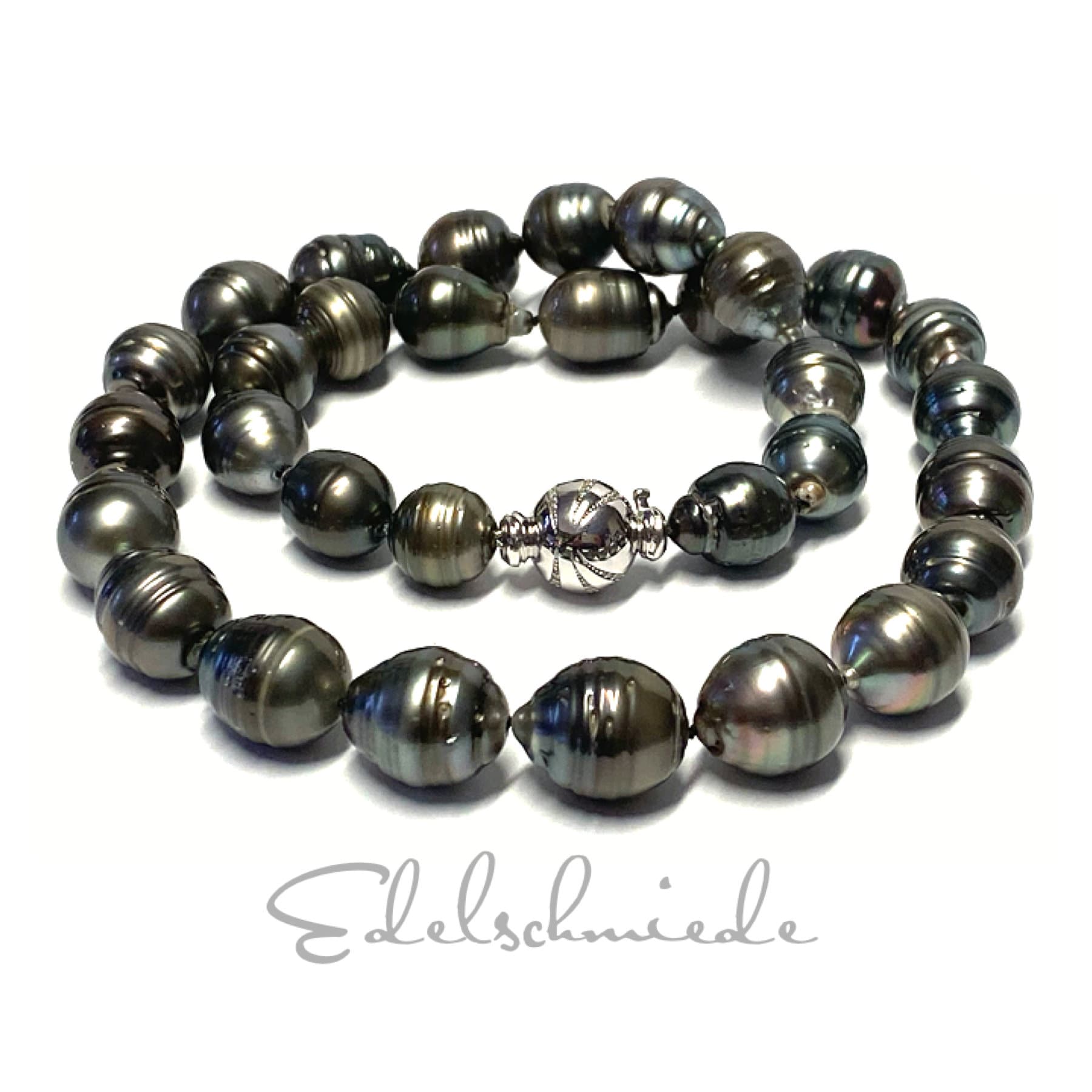 Perlenkette Tahiti Naturfarbe Tahititperle 925/ - Silber Rhodiniert Zirkonia 55cm Perlencollier Perlenkette Tahiti Naturfarbe Tahititperle 925/ - Silber Rhodiniert Zirkonia 55cm Perlencollier von EdelSchmiede925