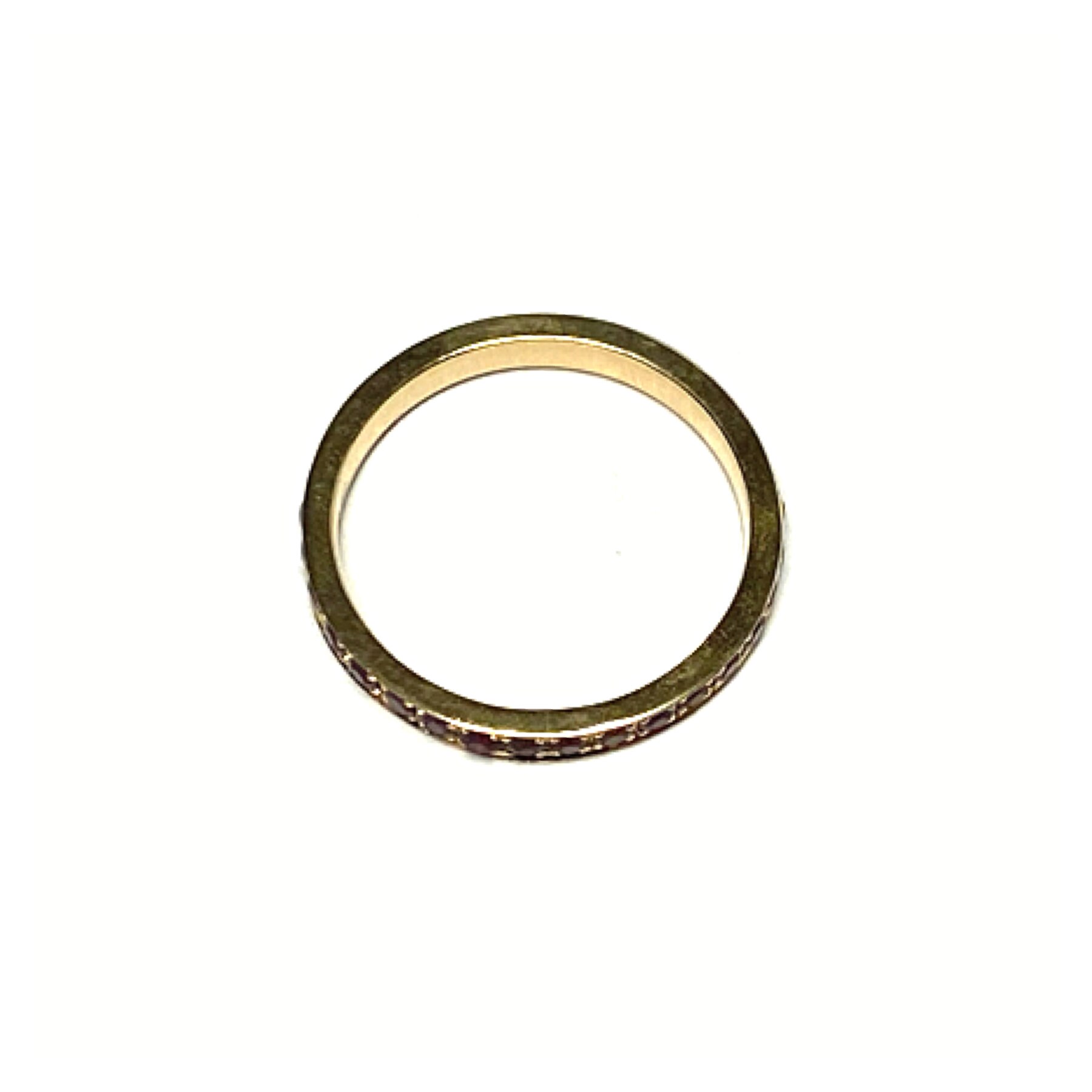 Ring 750/ - Gold Rubin 1, 21Ct Memoryring Umlaufend Bandring #60 Ring 750/ - Gold Rubin 1, 21Ct Memoryring Umlaufend Bandring #60 von EdelSchmiede925