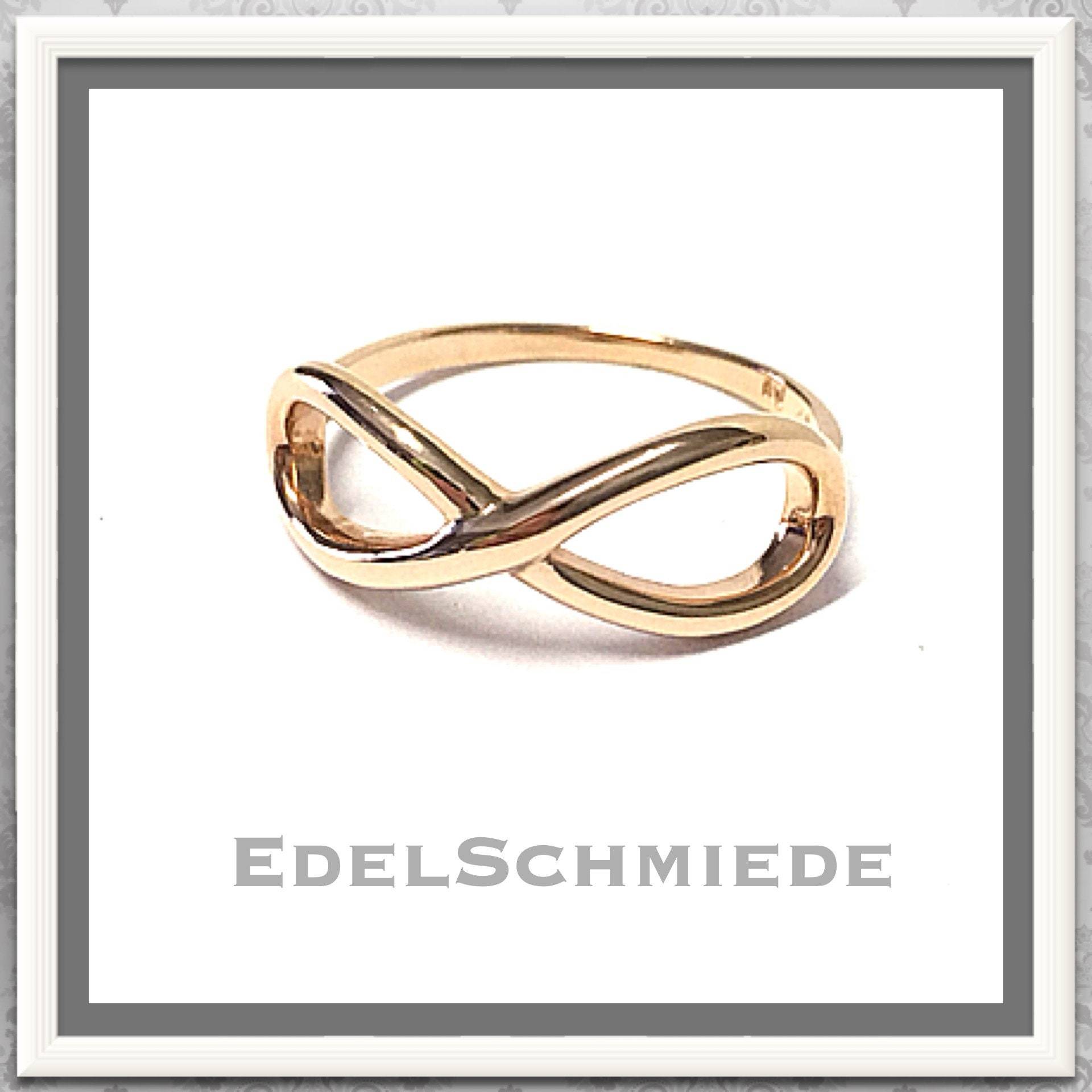 Zarter Silberring Unendlichkeitsacht in 925 Silber Rosé #56 Zarter Silberring Unendlichkeitsacht in 925 Silber Rosé #56 von EdelSchmiede925