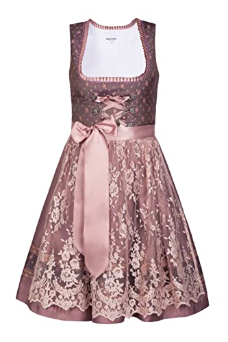 Edelnice Trachtenmode Exklusives Designer Mini Dirndl Madeleine inkl. Spitzen Dirndlschürze und Charivari Gr. 32-56 (as3, Numeric, Numeric_36, Regular, Regular) von Edelnice Trachtenmode