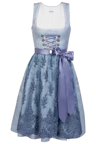 Edelnice Trachtenmode Kinder Dirndl Cloé 3-TLG. inkl. Bluse, Schürze und Charivari Gr. 92-164 (140) von Edelnice Trachtenmode