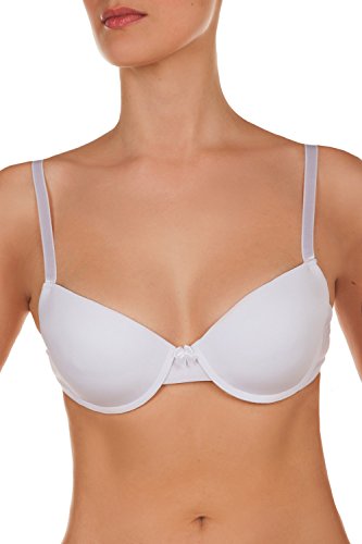 Edelnice Trachtenmode Push-up BH weiß mit extra wattierten Cups für den extra Push-up-Effekt Gr. 80B von Edelnice Trachtenmode