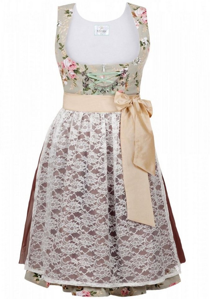 Edelnice Dirndl Blumen exclusive von Edelnice