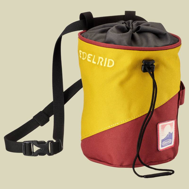 Chalk Bag Monoblock gelb one size - vinered-amber von Edelrid