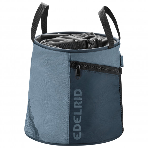 Edelrid - Boulder Bag Herkules - Chalkbag Gr One Size grau/blau von Edelrid