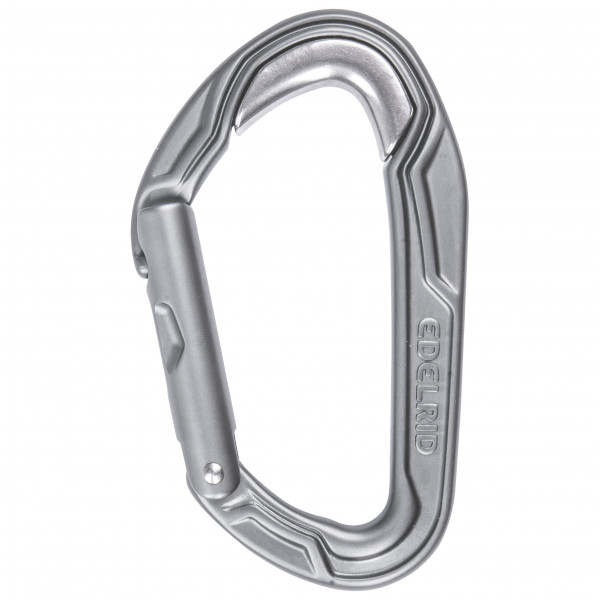 Edelrid - Bulletproof Straight II - Schnappkarabiner grau von Edelrid