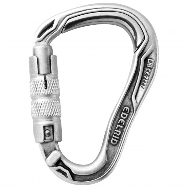 Edelrid - HMS Bulletproof Triple Eco - HMS-Karabiner grau von Edelrid