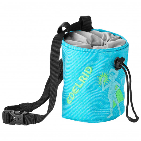 Edelrid - Kid's Chalk Bag Muffin - Chalkbag Gr One Size türkis von Edelrid