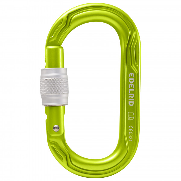 Edelrid - Oval Power 2500 Screw II - Schraubkarabiner oliv von Edelrid