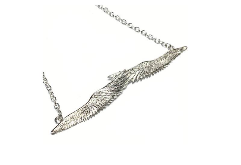 Edelschmiede925 Armreif Große 925 Silber Schutzengel-Halskette 57 cm von Edelschmiede925