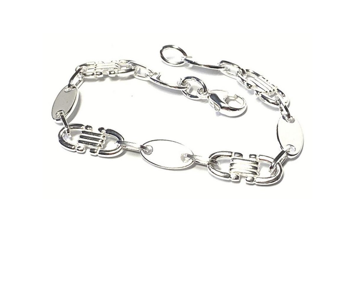 Edelschmiede925 Collier Armband 925/- Sterling Silber Fantasiemuster stabil beweglich massiv von Edelschmiede925