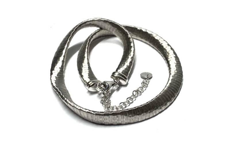 Edelschmiede925 Collier Silbercollier Silber rhodiniert von Edelschmiede925