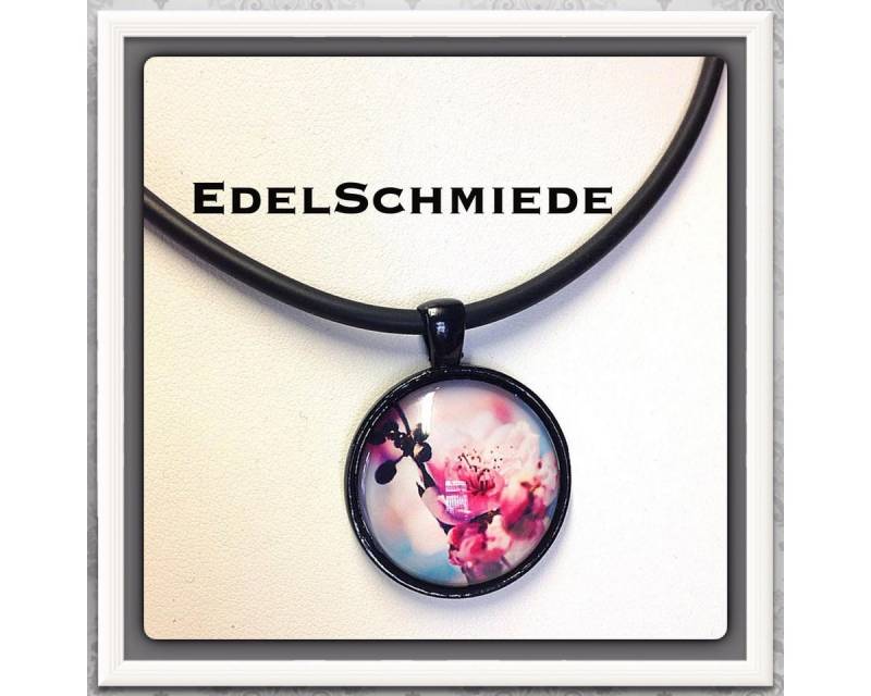 Edelschmiede925 Kette und Anhänger Set Edelschmiede925 Kautschukband mit Anhänger - Modeschmuck - Glas Edelschmiede925 Kette und Anhänger Set Edelschmiede925 Kautschukband mit Anhänger - Modeschmuck - Glas von Edelschmiede925