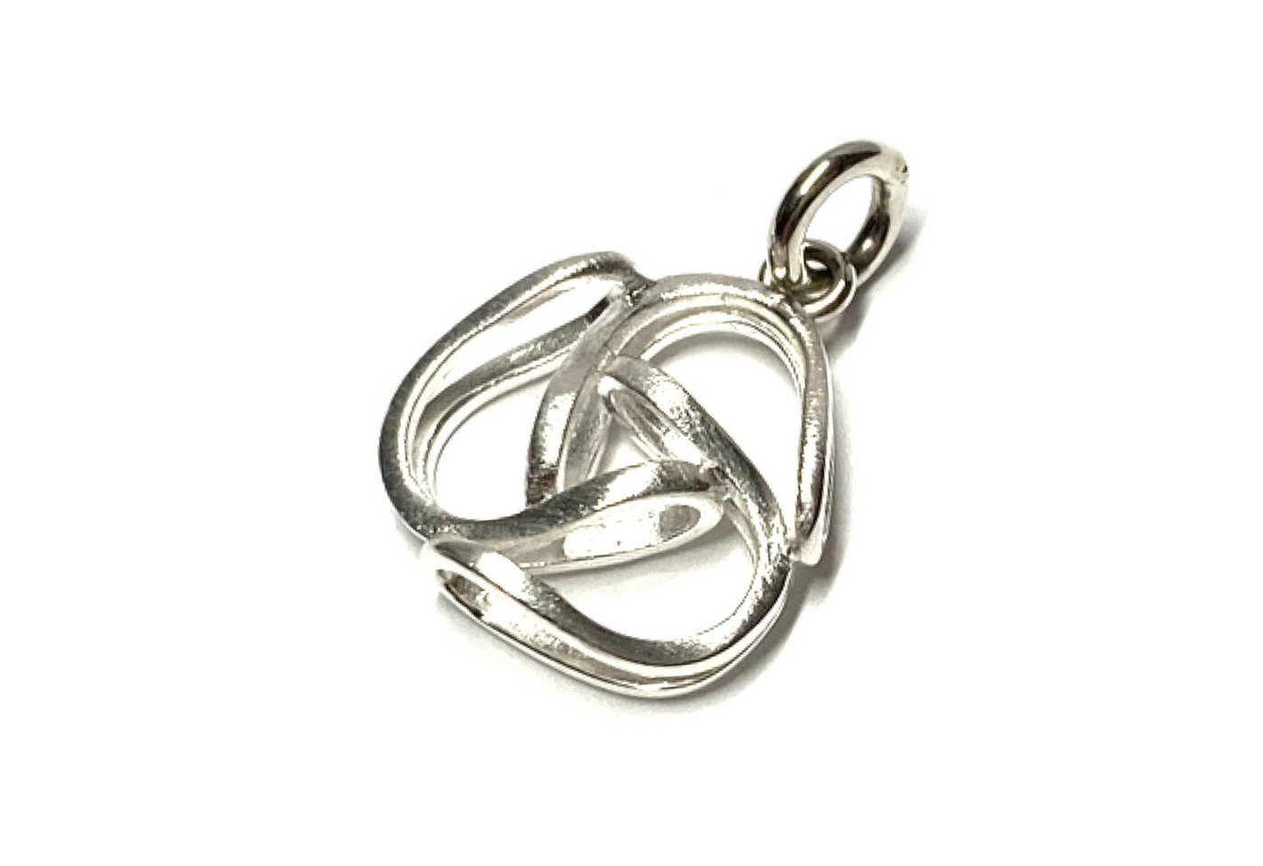 Edelschmiede925 Kettenanhänger Anhänger 925 Silber matt Strukturiert Kettengleiter von Edelschmiede925