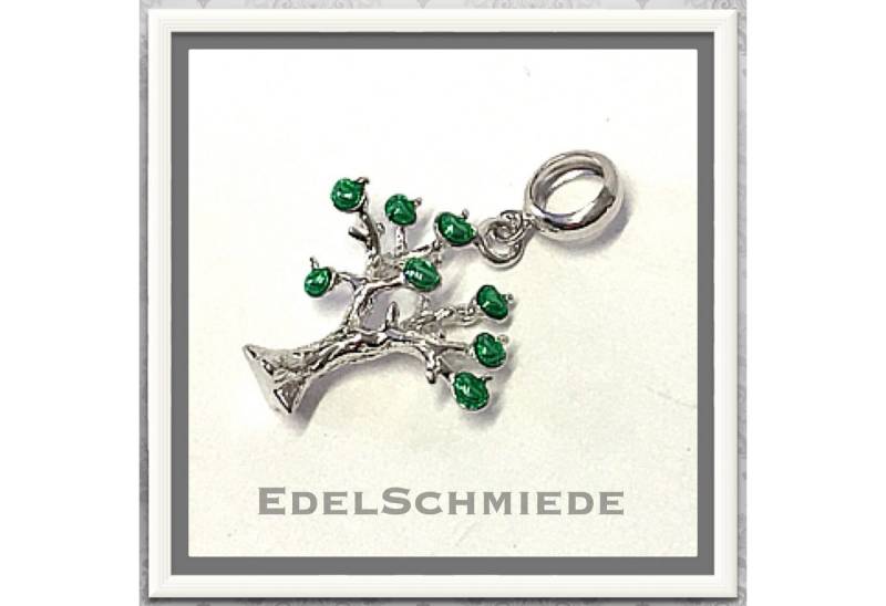 Edelschmiede925 Kettenanhänger Lebensbaum als Kettenanhänger 925 Silber m Zirk von Edelschmiede925