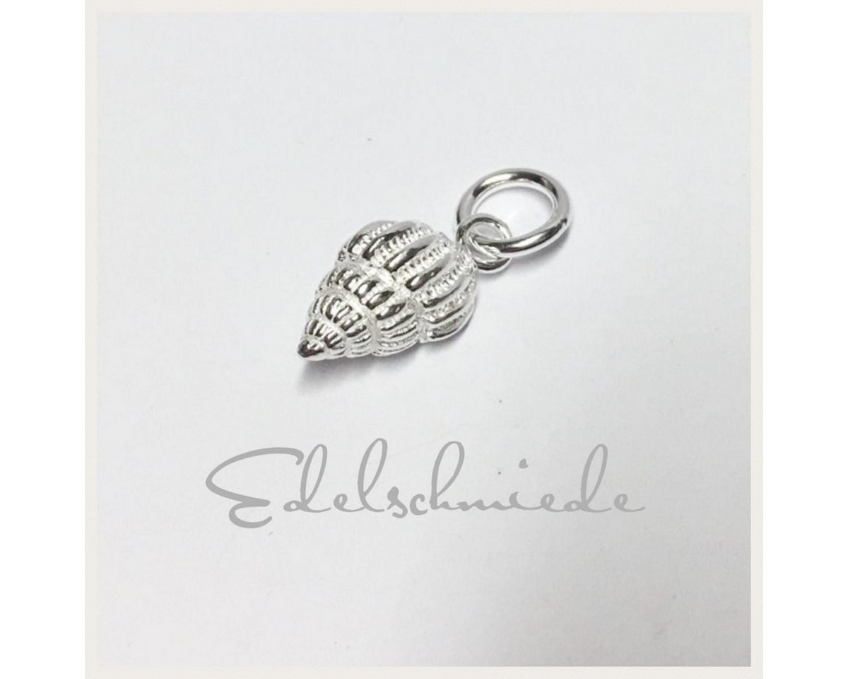 Edelschmiede925 Kettenanhänger kleine Muschel als Kettenanhänger in 925 Silber von Edelschmiede925