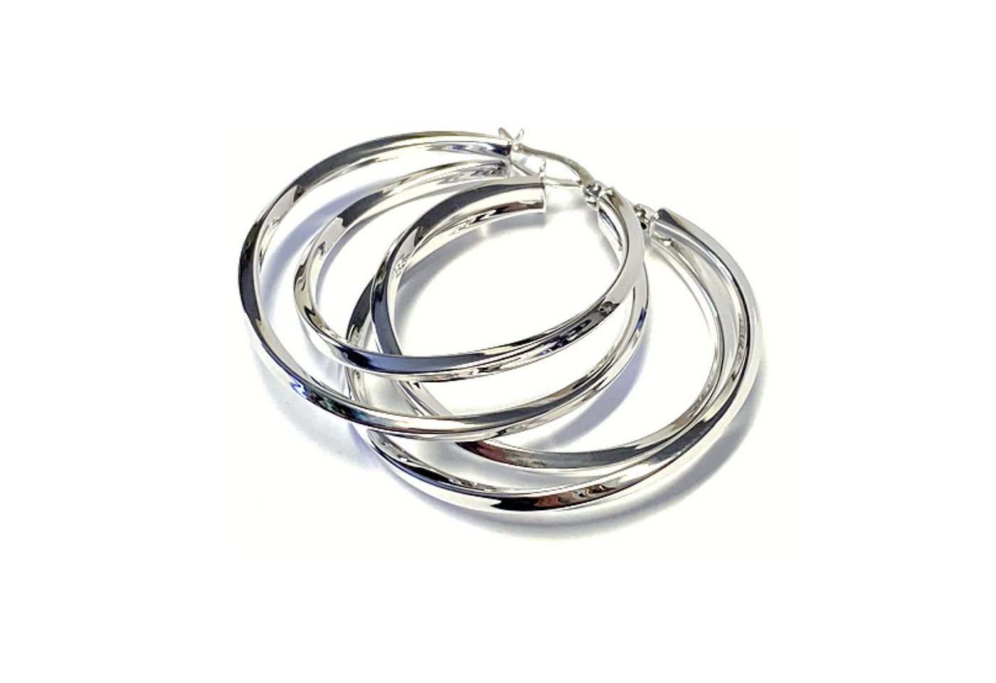 Edelschmiede925 Paar Creolen Schmuckstück von Edelschmiede925