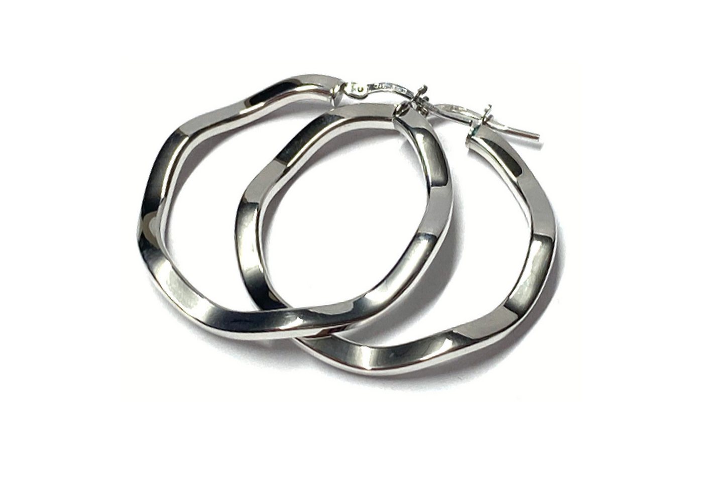 Edelschmiede925 Paar Creolen Schmuckstück von Edelschmiede925