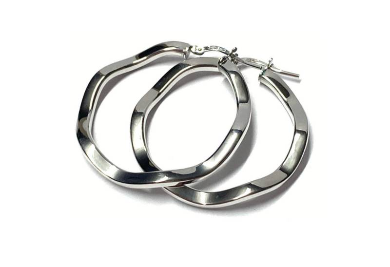 Edelschmiede925 Paar Creolen Schmuckstück von Edelschmiede925