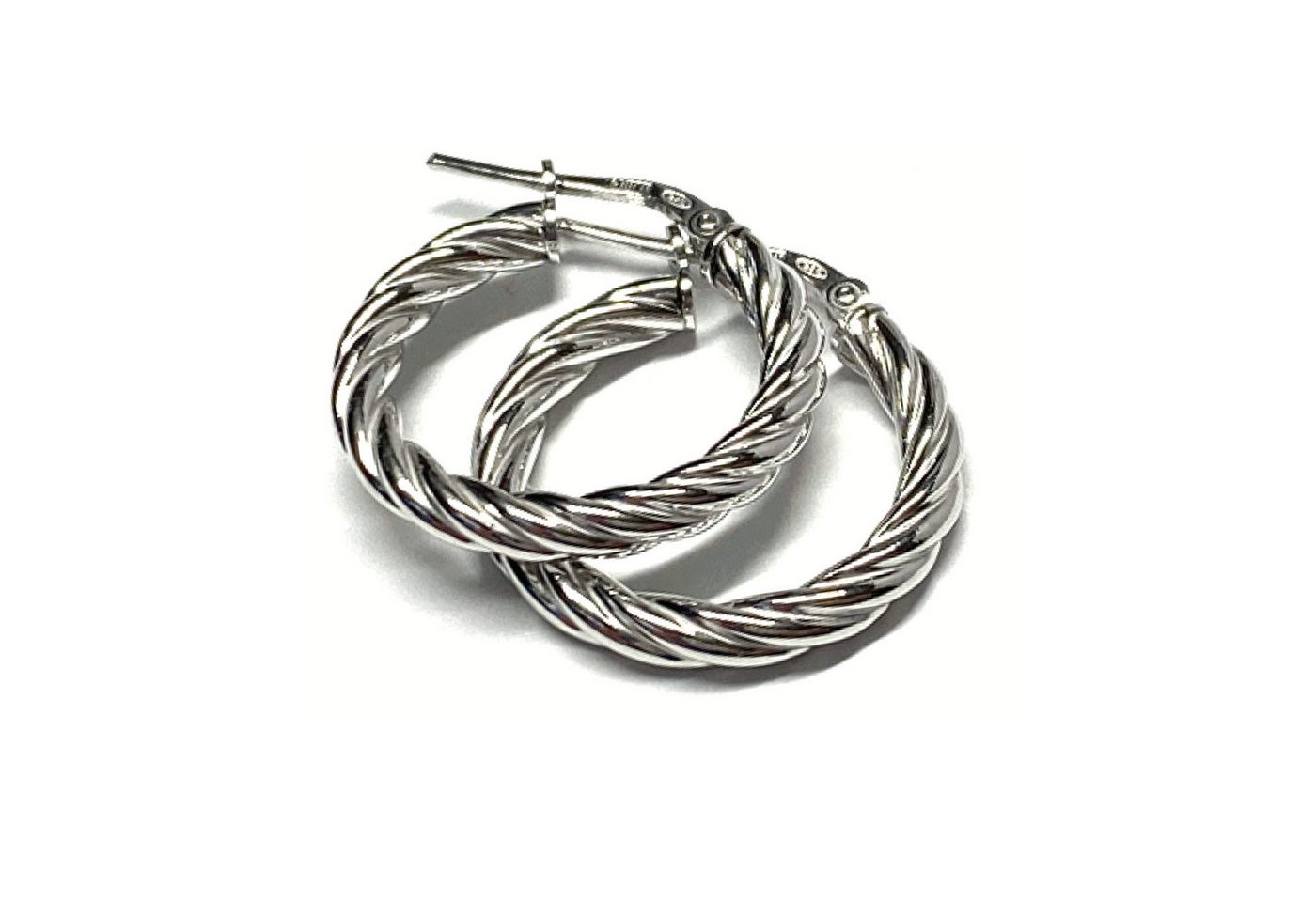 Edelschmiede925 Paar Creolen Schmuckstück von Edelschmiede925