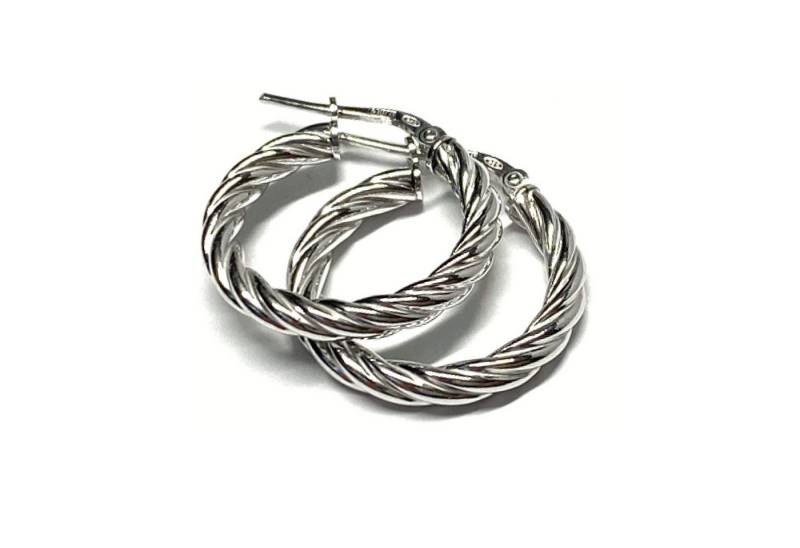 Edelschmiede925 Paar Creolen Schmuckstück von Edelschmiede925