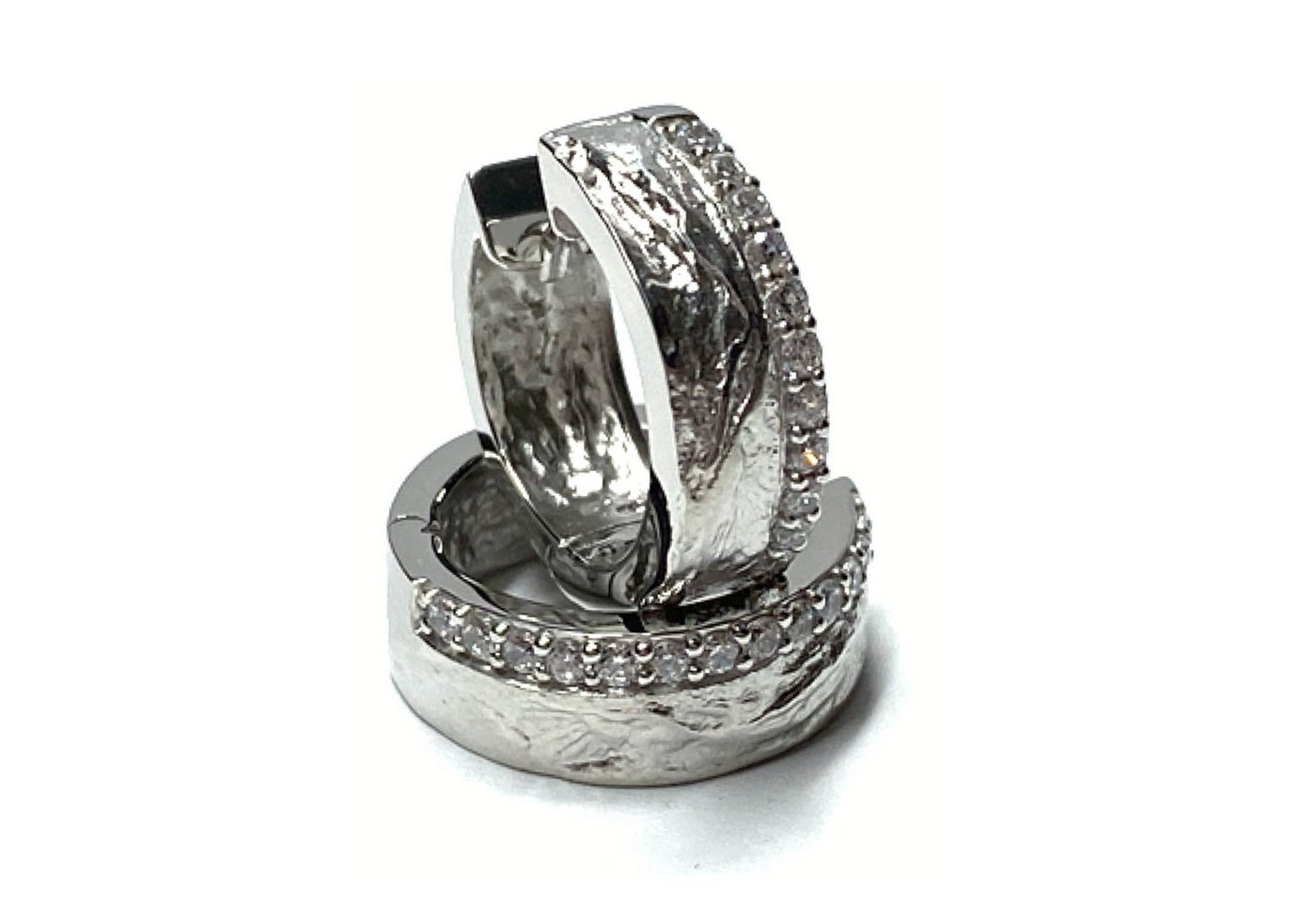 Edelschmiede925 Paar Creolen Schmuckstück von Edelschmiede925