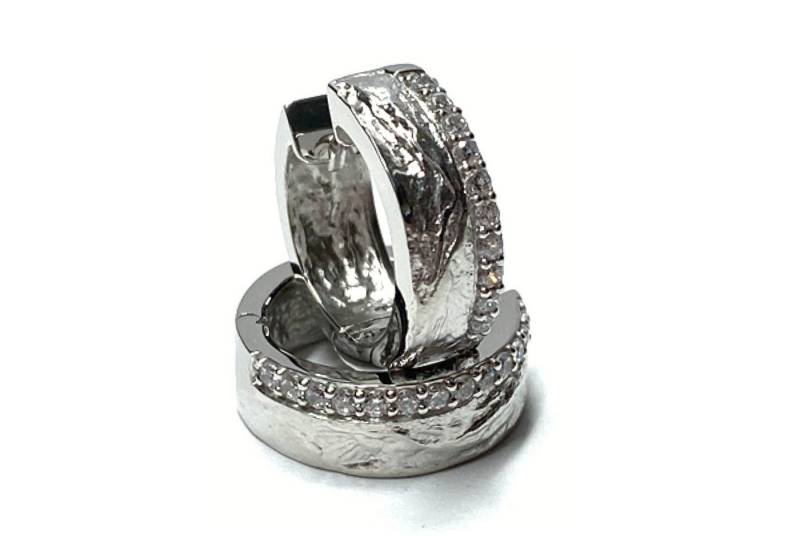 Edelschmiede925 Paar Creolen Schmuckstück von Edelschmiede925