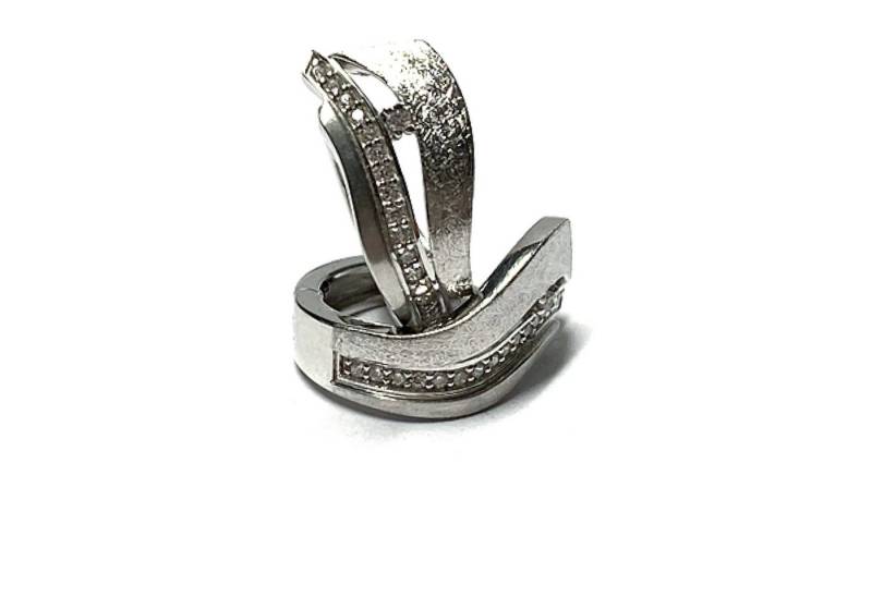 Edelschmiede925 Paar Creolen Schmuckstück von Edelschmiede925