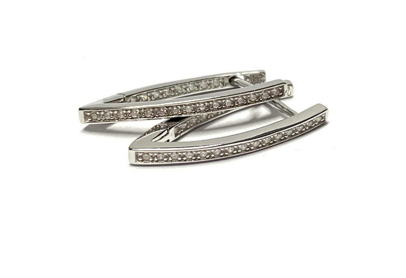 Edelschmiede925 Paar Creolen Schmuckstück von Edelschmiede925