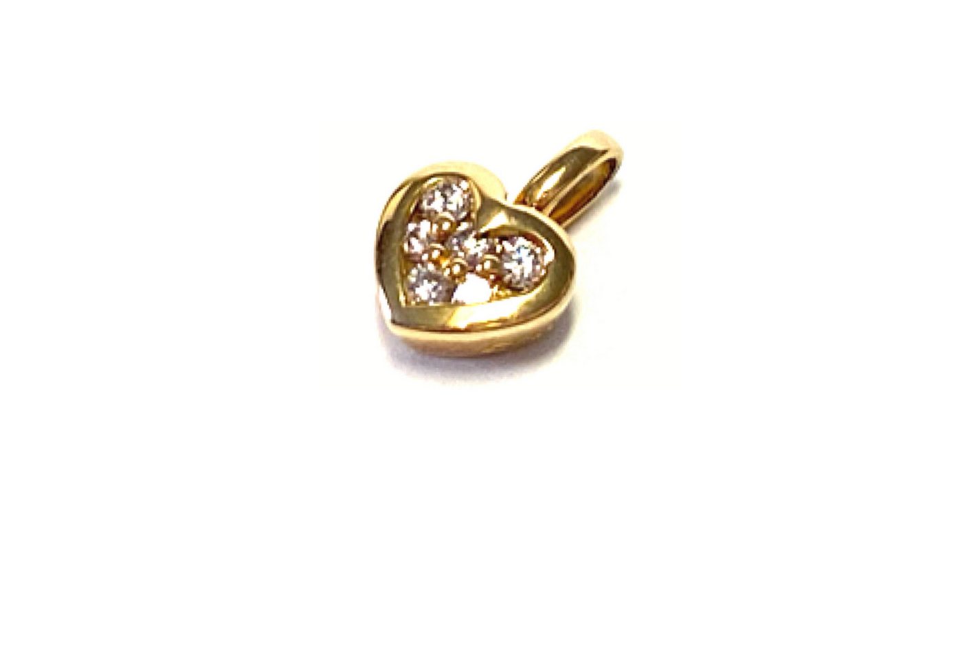 Edelschmiede925 Schmuckset Anhänger 585 GelbGold Herz Motiv Brillanten 0,07ct H/si Edelschmiede925 Schmuckset Anhänger 585 GelbGold Herz Motiv Brillanten 0,07ct H/si von Edelschmiede925