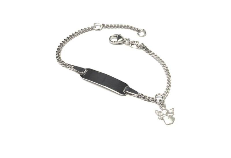 Edelschmiede925 Silberarmband Kinder Silber rhodiniert Schutzengel von Edelschmiede925